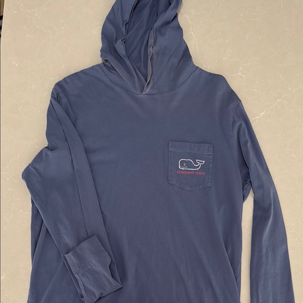 Vineyard Vines Men's Navy Hoodie with Pocket